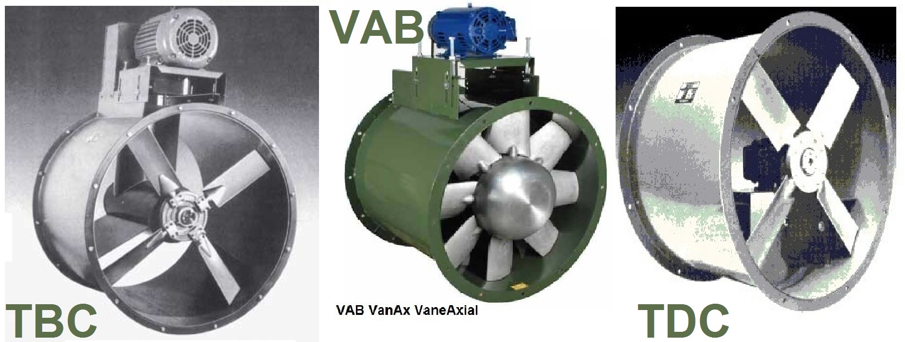 Tubeaxial fan