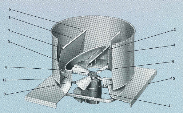 Canada Blower upblast roof ventilator