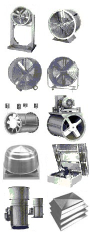 Industrial wall exhaust fan